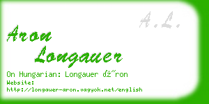 aron longauer business card